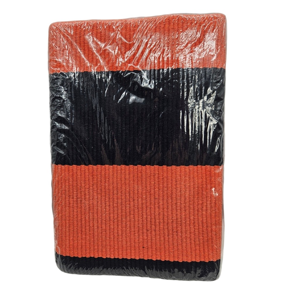 KOZYFLY Striped Rug Orange Black Entryway Patio Holiday 70x110cm New